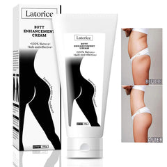 LATORICE hip lift up cream application demonstrates potential firming and sculpting benefits.