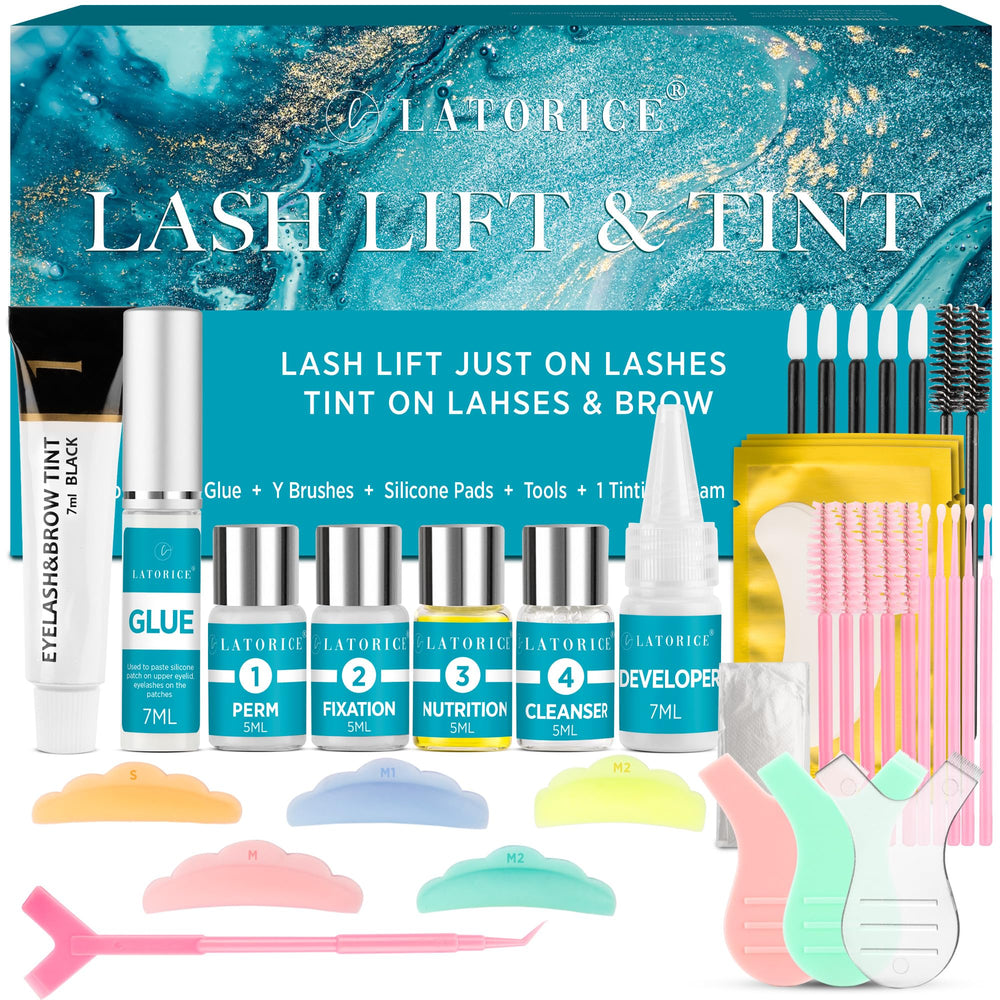 LATORICE lash lift kit packaging hints at salon-quality results at home