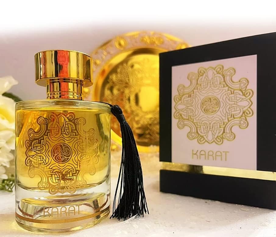 Lattafa Alhambra Karat bottle cap highlights refined finish for daily sophistication.