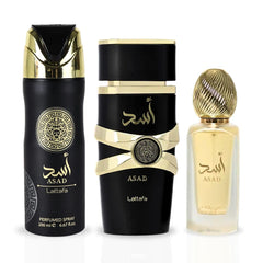 Lattafa Asad EDP 100ml bottle for versatile evening wear