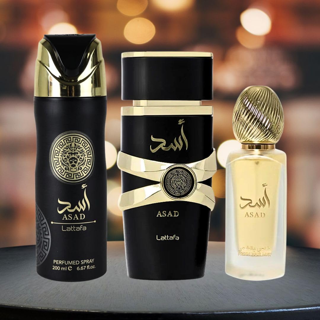 Lattafa Asad Perfumed Spray 200ml bottle ideal for gifting
