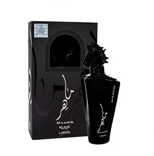 Lattafa Maahir Black Edition gift box, perfect for special occasions