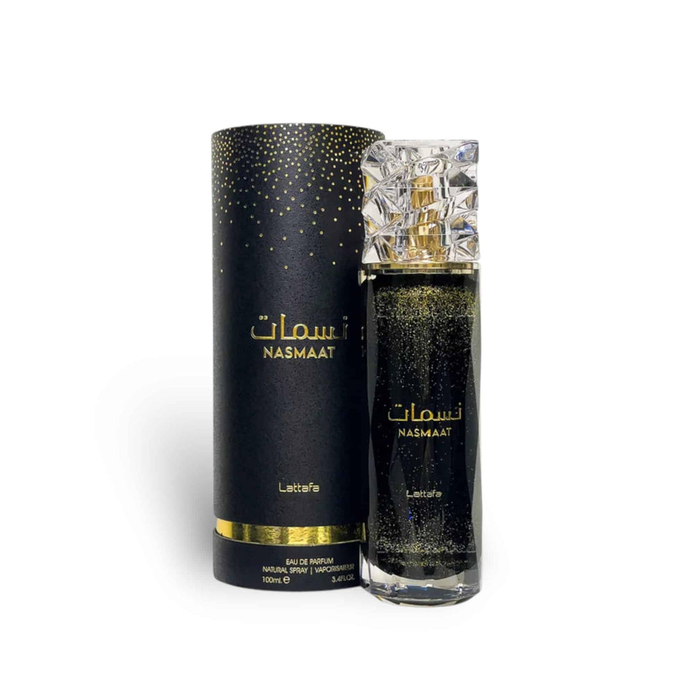 Lattafa Nasmaat top-notes reveal fruity brightness with blackcurrant and pineapple