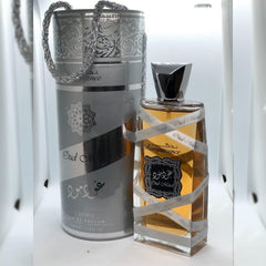 Lattafa Oud Mood Reminiscence middle notes with geranium and lavender for warmth