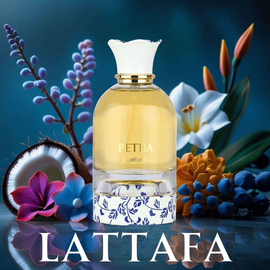Lattafa Petra EDP top notes plum and rum offer fruity warmth