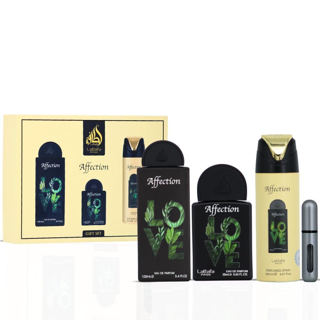 Inner packaging of Affection set keeping contents secure and stylish.
