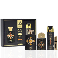 Lattafa Pride Al Qiam Gold perfumed spray 6.7 oz bottle for day-to-evening versatility