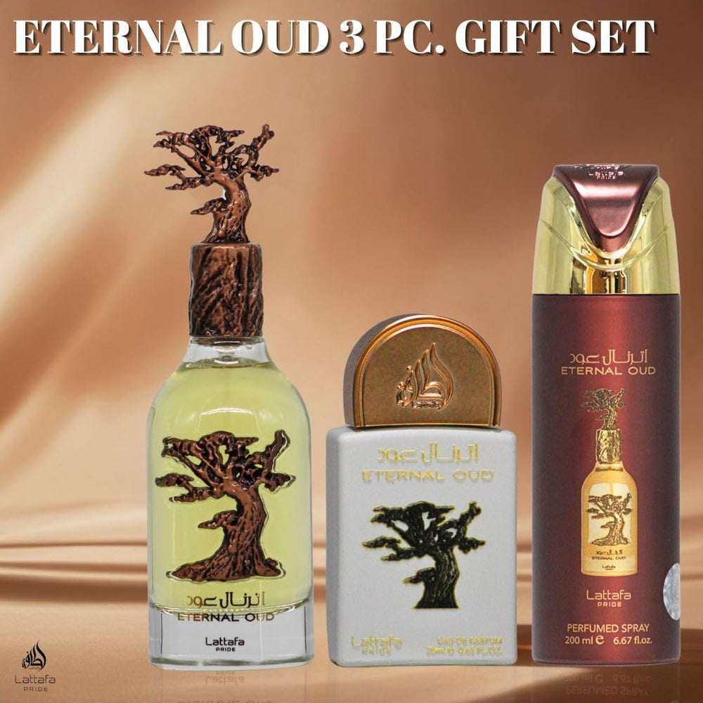 Lattafa Pride Eternal Oud bottle cap detail adds elegant flair.