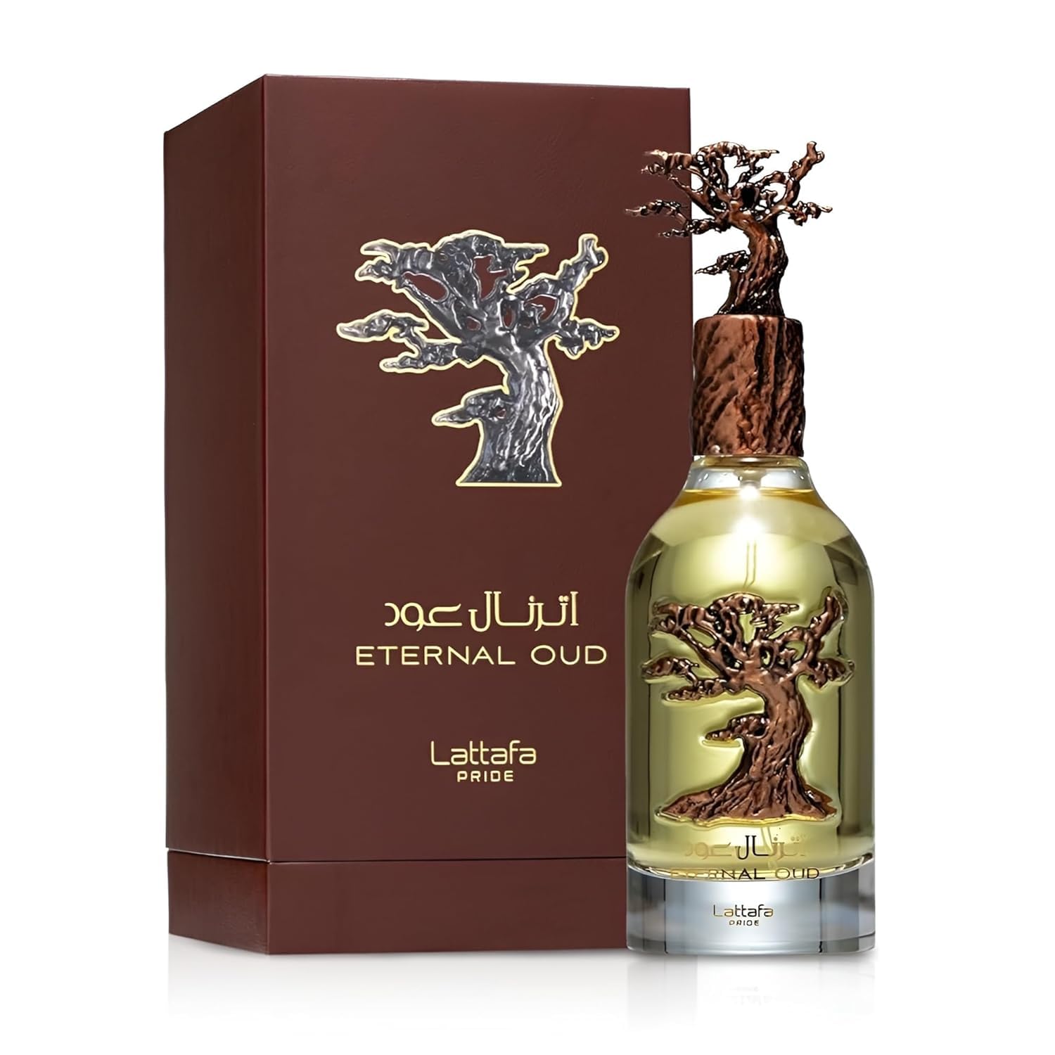 Lattafa Pride Eternal Oud box, premium packaging suitable for gifting
