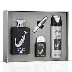Lattafa Pride Ishq Al Shuyukh Silver 0.65 oz bottle for on-the-go scent touch-ups.