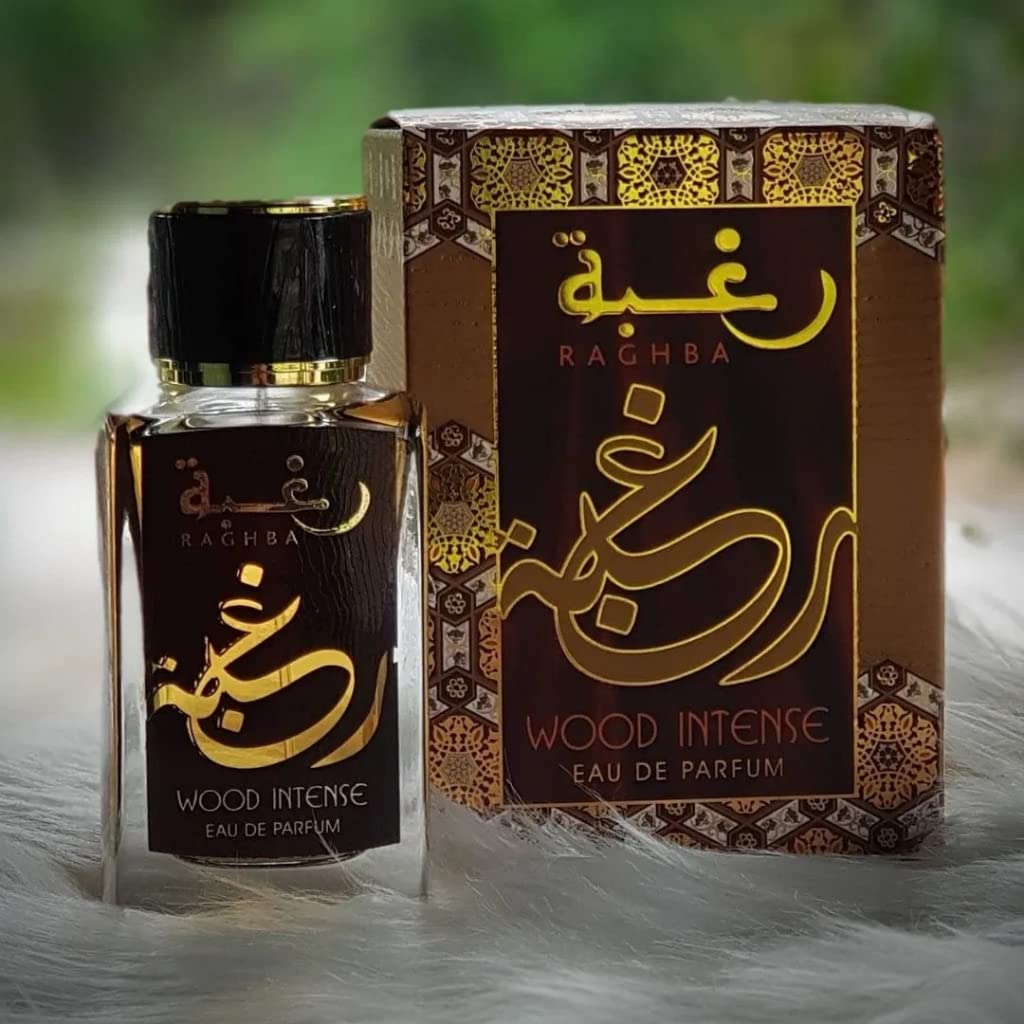 Lattafa Raghba Wood Intense note profile highlights warm woods