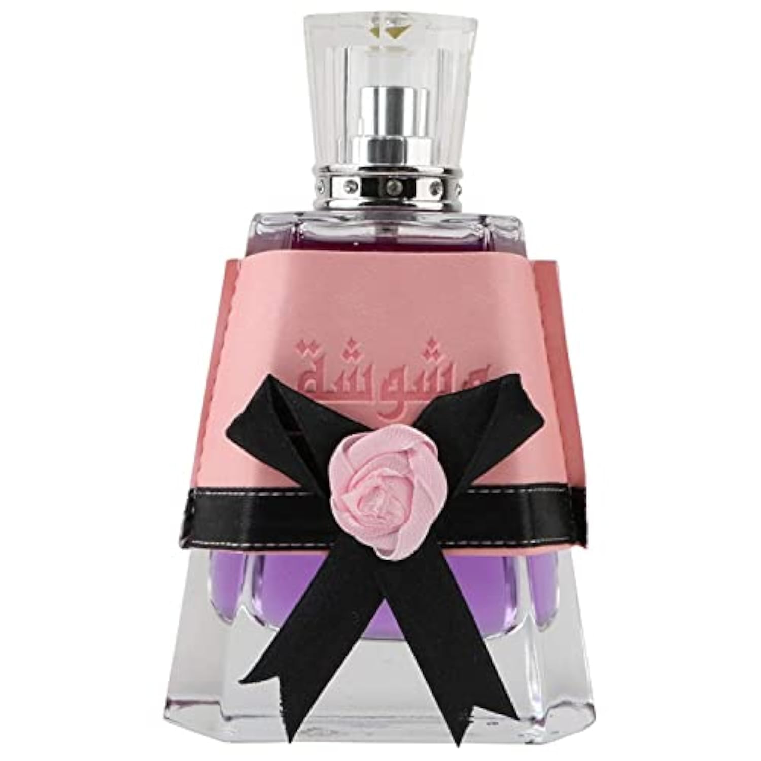 Lattafa Washwashah eau de parfum spray bottle, premium fragrance in a sleek design.