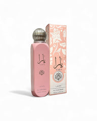 Lattafa Yara all over spray mist suggests long-lasting scent for daily refresh.