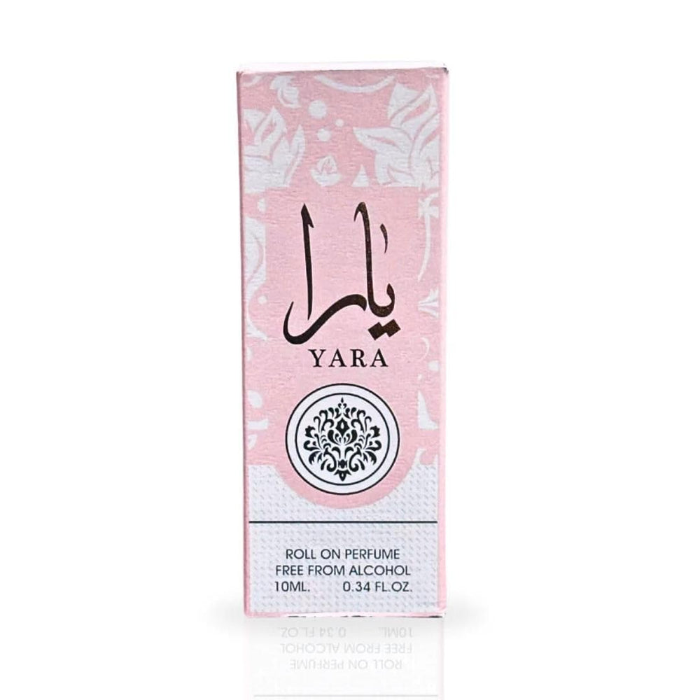 Lattafa Yara roll-on 12-pack box, value pack for sharing or gifting.
