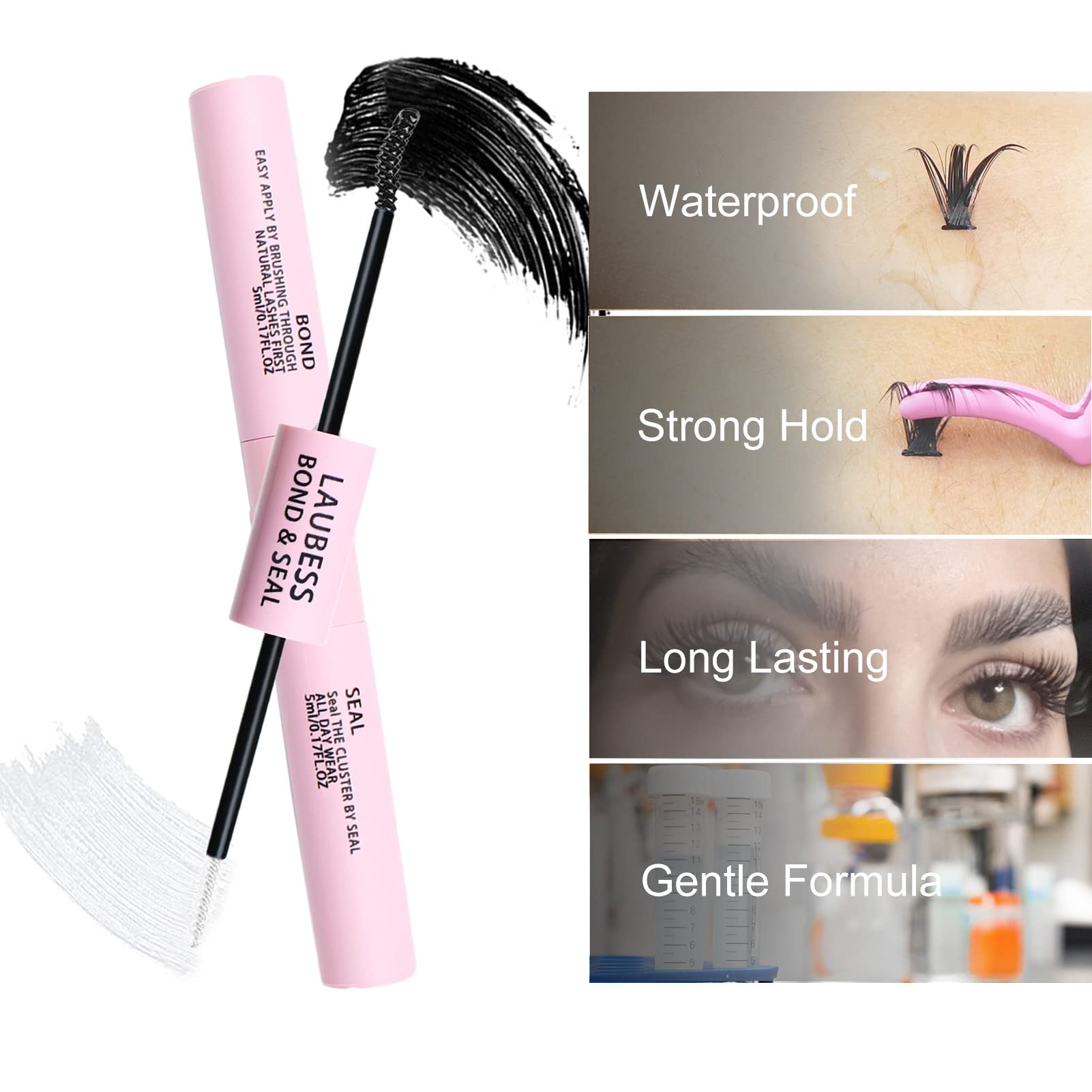 LAUBESS gentle-removal-process protects delicate skin during lash removal.