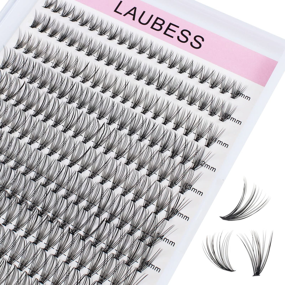 LAUBESS lash clusters weigh almost nothing for comfortable wear.