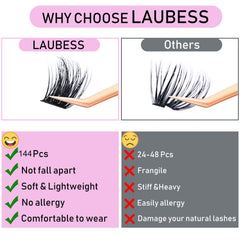 LAUBESS Lash Glue Remover bottle for gentle, quick cleansing.