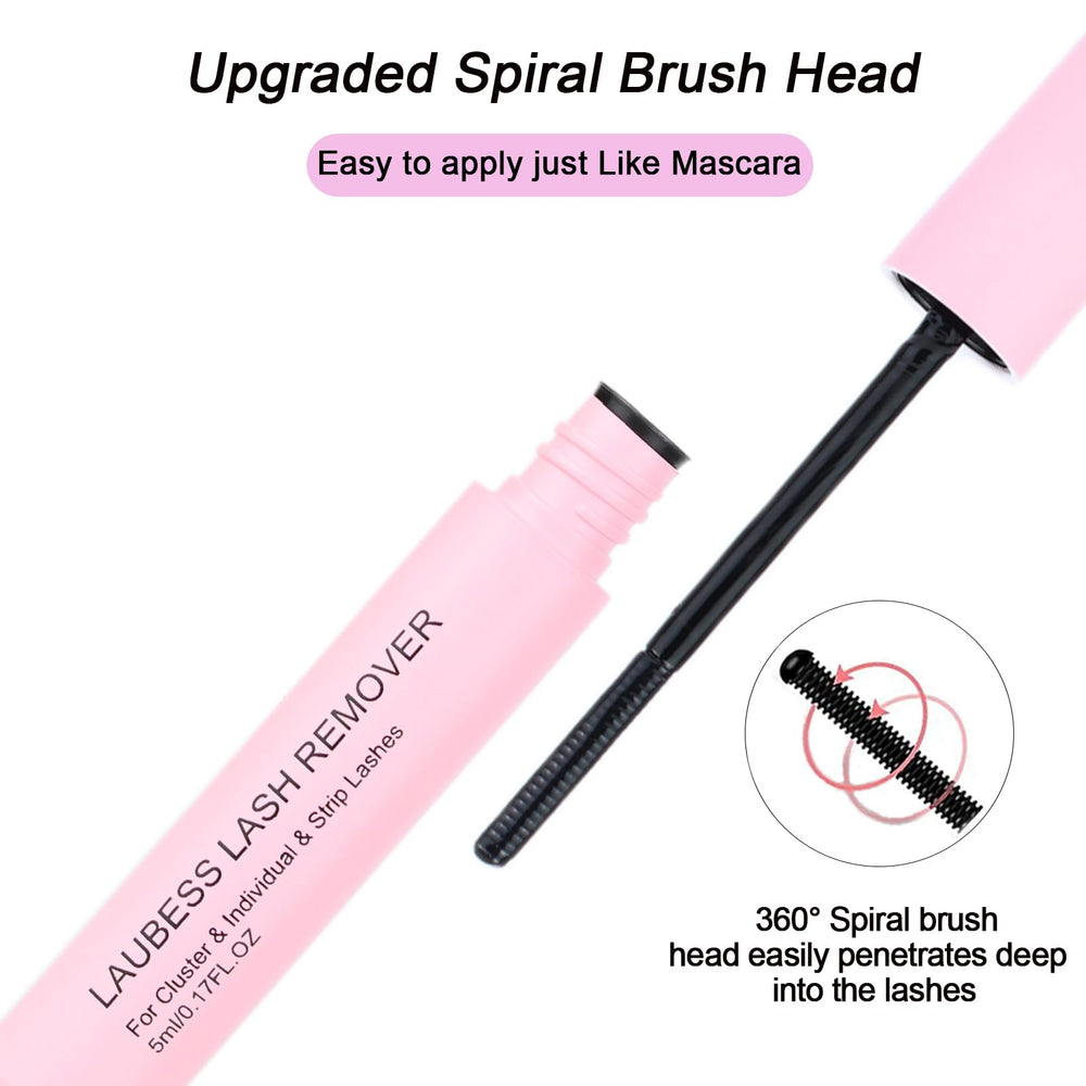 LAUBESS LASH Remover application technique for safe, even removal.