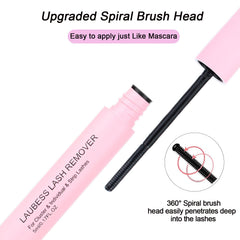 LAUBESS LASH Remover application technique for safe, even removal.