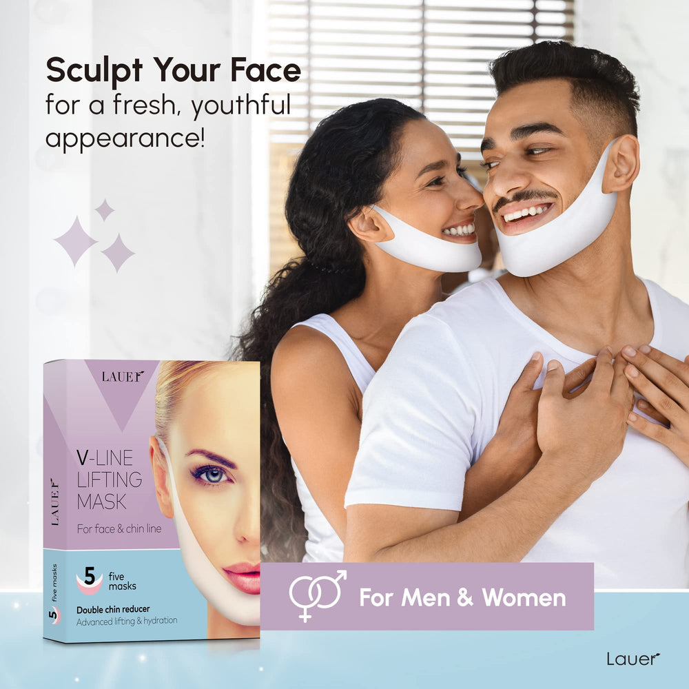 LAUER COSMETIC Jawline contour mask enhances silhouette for everyday use