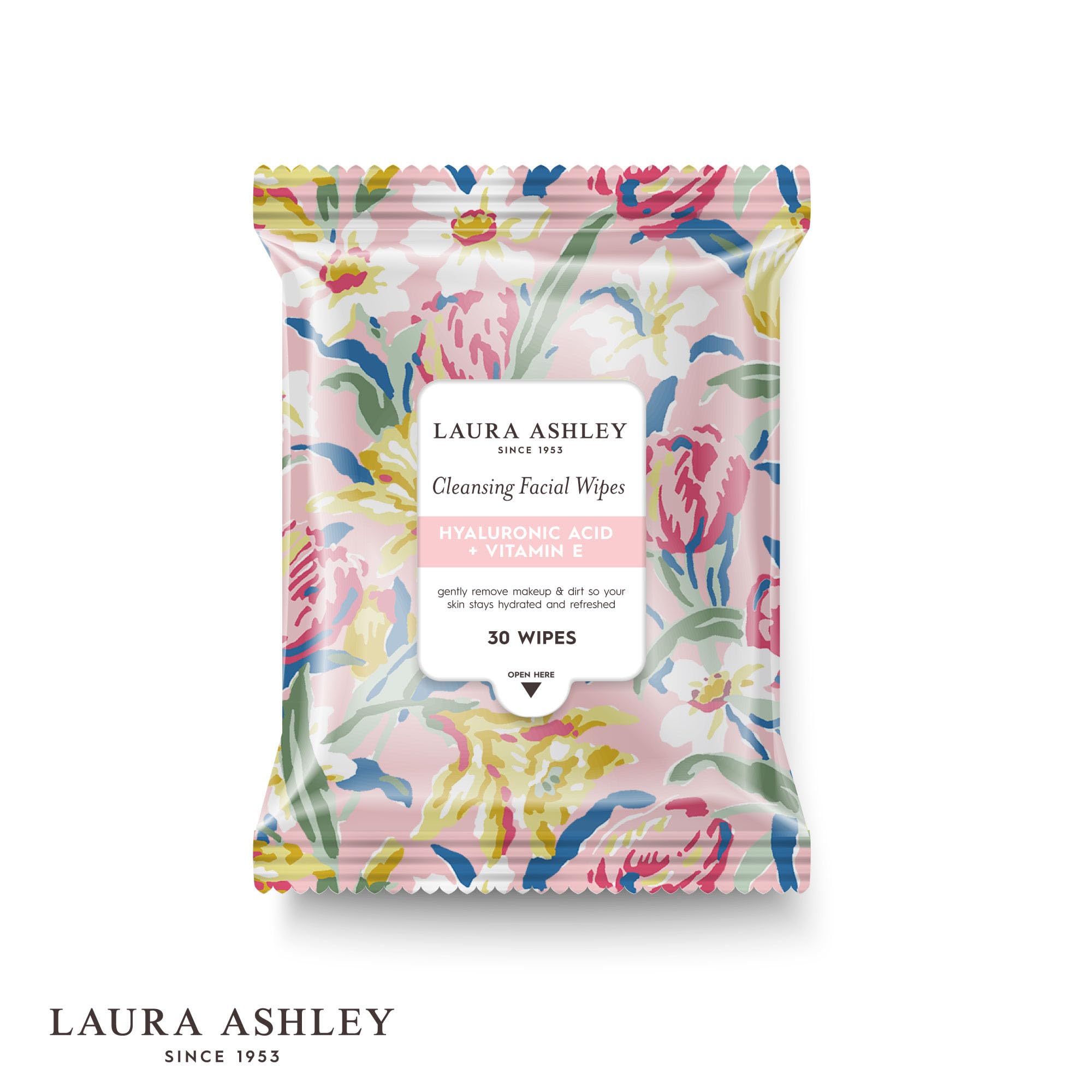 Laura Ashley retinol and niacinamide wipe targets signs of aging.