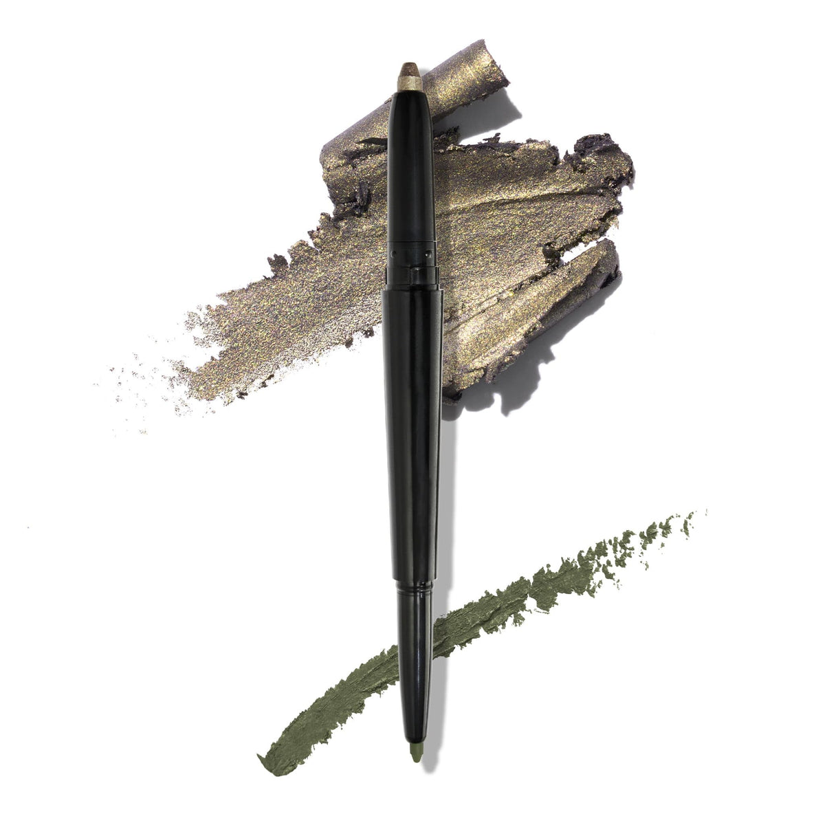 LAURA GELLER NEW YORK Swipe-n-Line cream shadow in taupe-green for a long-wearing, transfer-proof look.