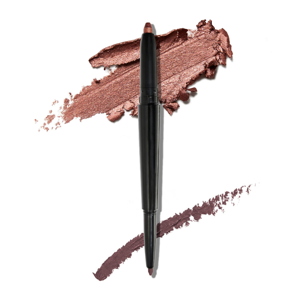 Laura Geller New York Swipe-n-Line smoky purple shadow for quick glam.