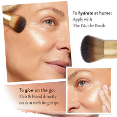 On-the-go glow with pocket-friendly Wonder Balm.