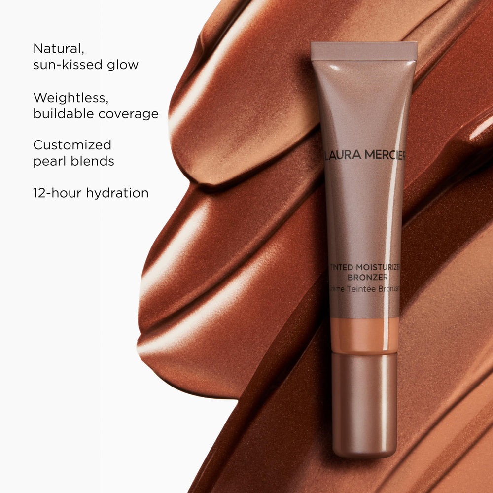 Laura Mercier Tinted Moisturizer Bronzer offers shade range for all tones.