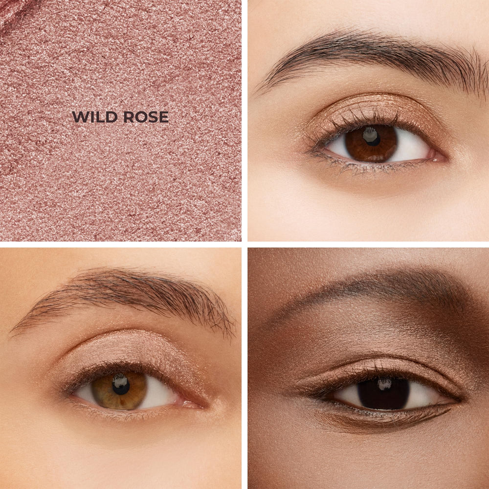 Laura Mercier Caviar Stick application image shows smoky line and lid impact