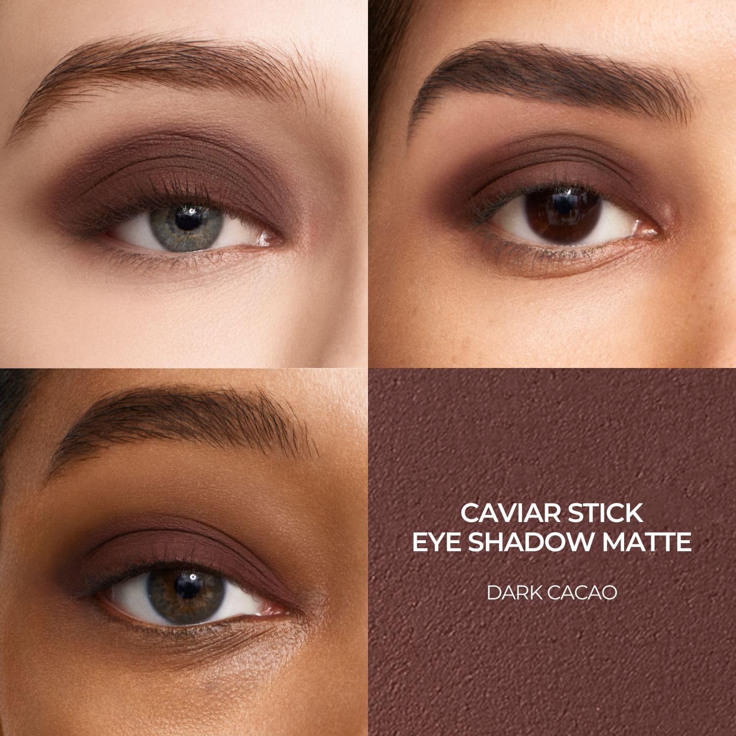 Rich color swatches show buildable payoff on the Caviar Stick Duo.