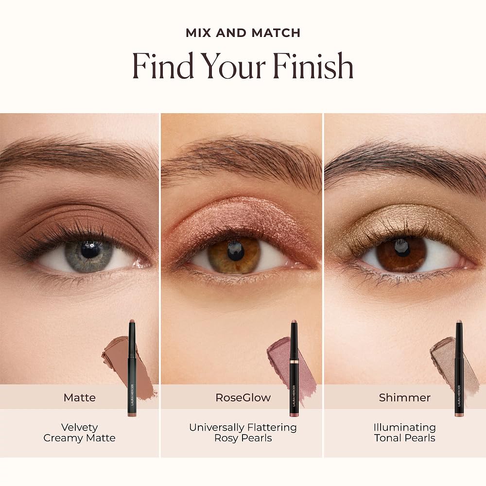 Laura Mercier Caviar Stick prevents creasing and smudging for crisp eye definition.