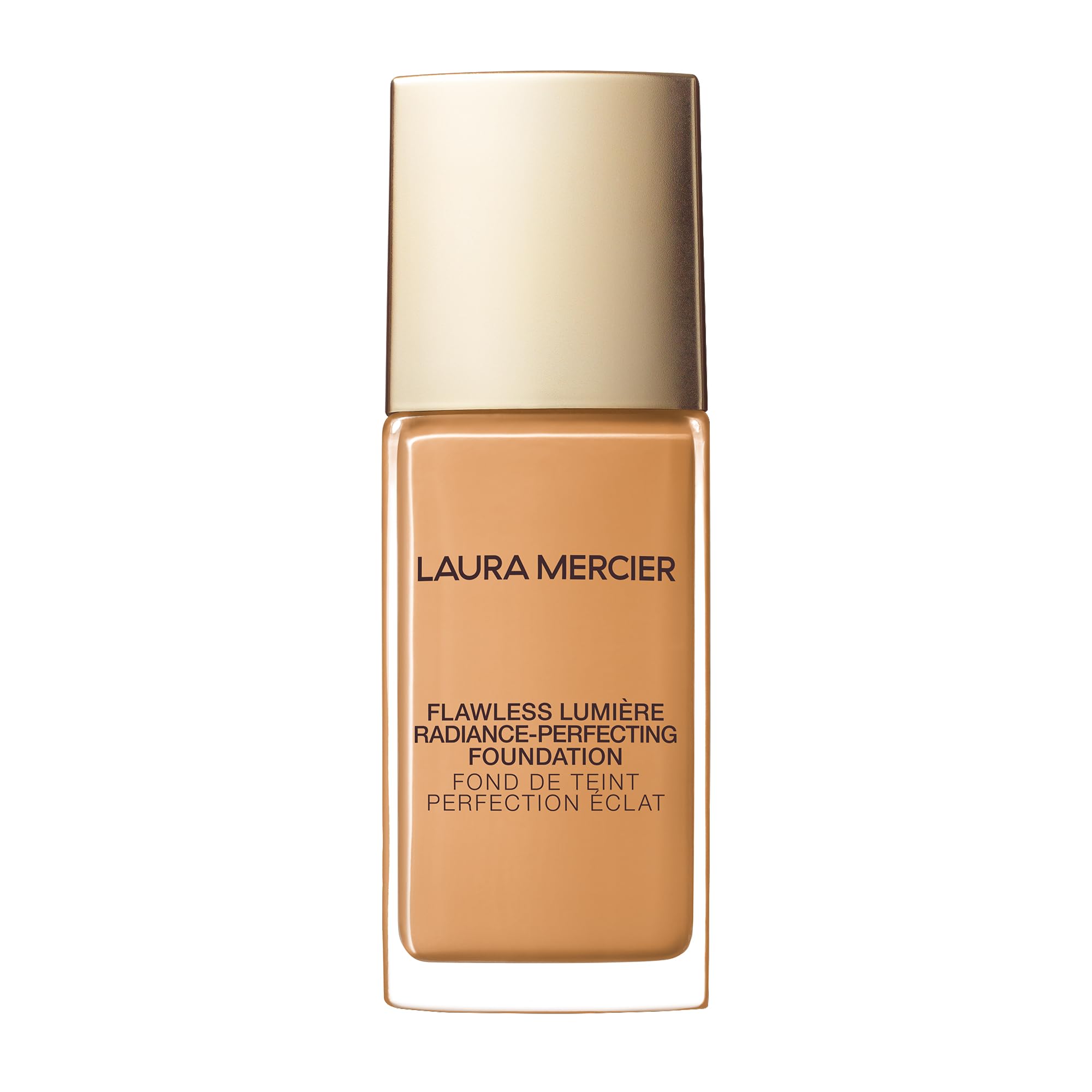 Laura Mercier Flawless Lumière Foundation bottle with pump for long-lasting hydration.