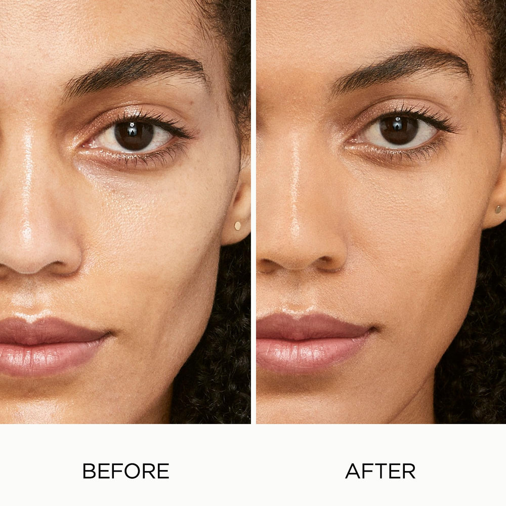 Close-up texture of the foundation for breathable, non-greasy finish.