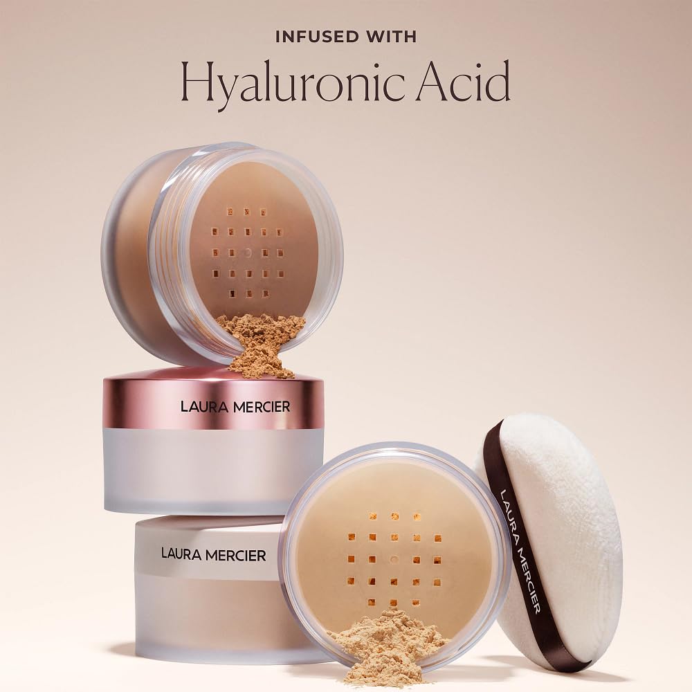 Laura Mercier fragrance-free setting powder ideal for sensitive skin.