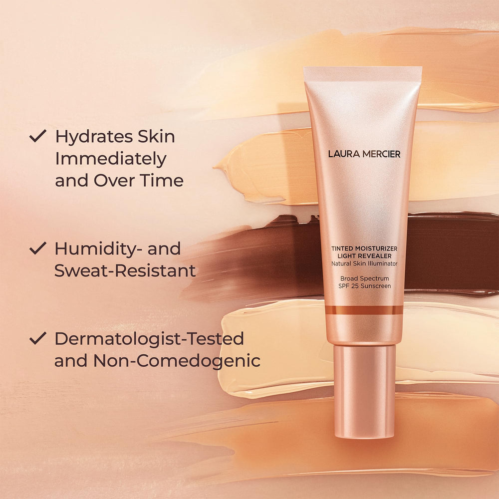 Laura Mercier Light Revealer SPF 25 bottle protects against sun and environmental stress