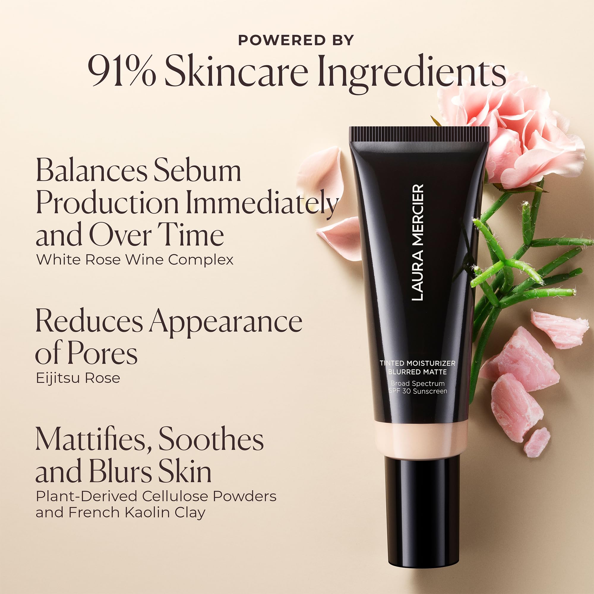 Laura Mercier SPF 30 tint provides daytime protection and light coverage