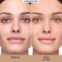 Laura Mercier tinted moisturizer blurred matte swirl texture shows sheer coverage