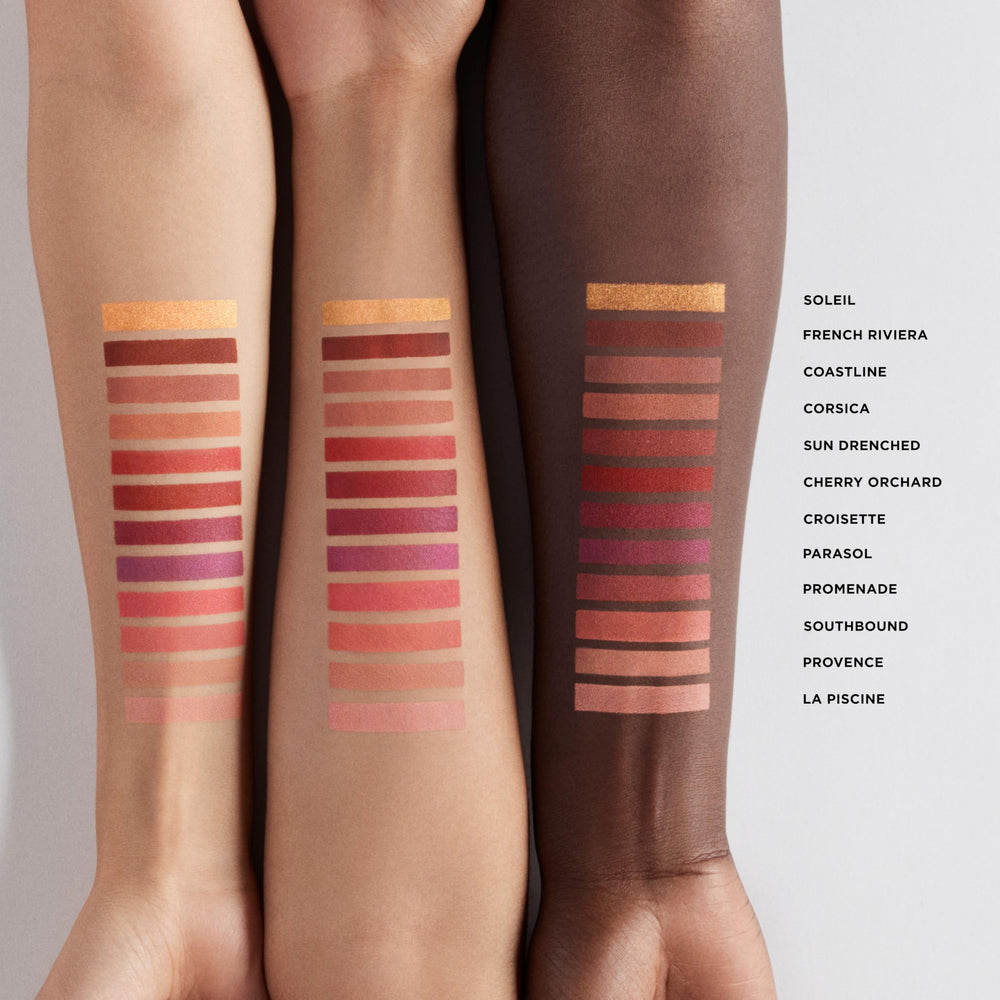 Laura Mercier Parasol blush creating a natural glow on cheeks