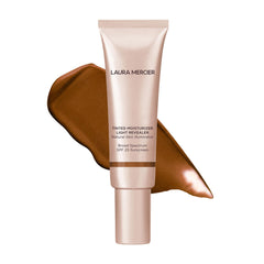 Laura Mercier Light Revealer Mocha bottle close-up for a radiant, moisturized look.