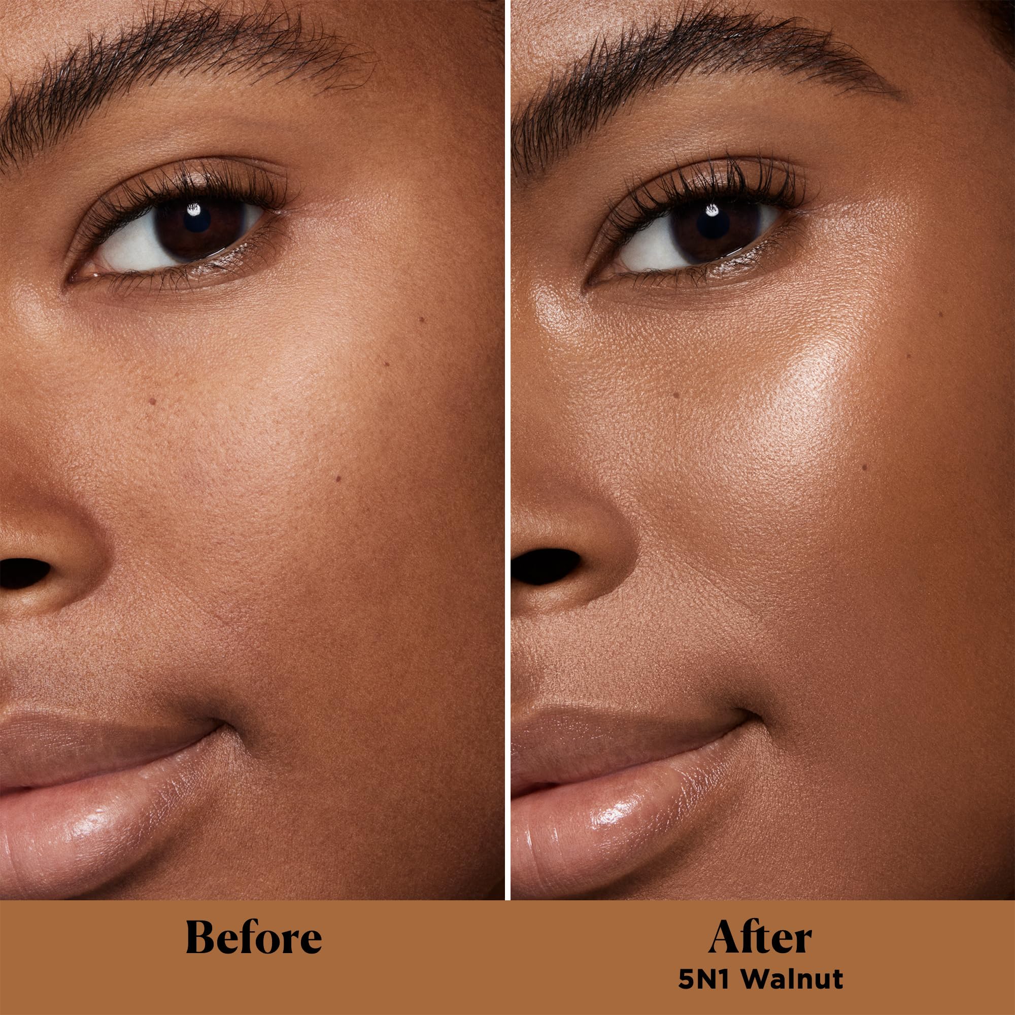 Laura Mercier Tinted Moisturizer Light Revealer on skin swatch shows natural glow.