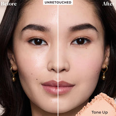 Laura Mercier translucent loose powder brush-application sets makeup with smooth, even finish