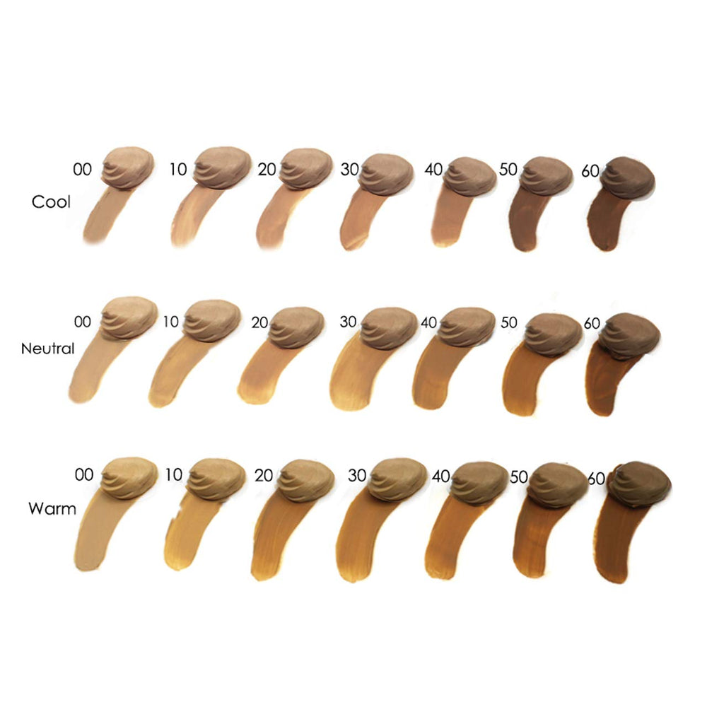 Lauren Brooke Cosmetiques cream foundation swatch displaying natural coverage