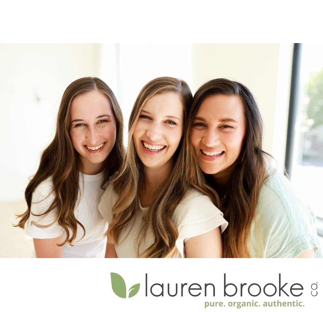 Lauren Brooke cruelty-free certifications badge on packaging for ethical beauty.