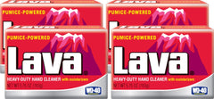 Lava 10185 heavy-duty hand cleaner with moisturizers removes grime and keeps skin comfortable, pack of four.