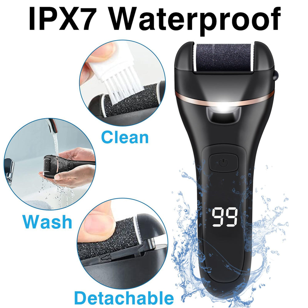LAVAED IPX7 waterproof design seen during wet cleaning
