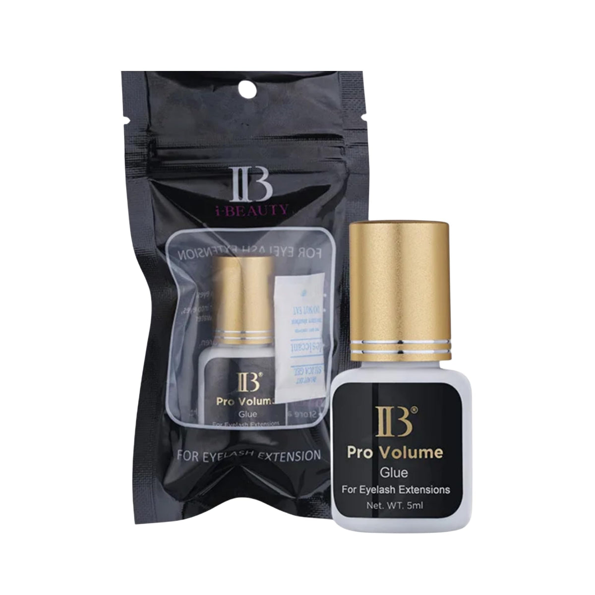 Lavalando IB Beauty Pro Volume Glue bottle with fast-drying formula for professional lash artists.