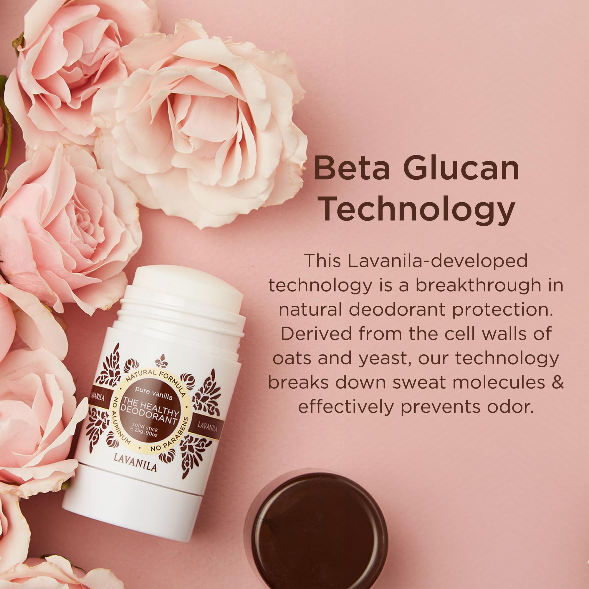 Lavanila formula with beta-glucan technology and plant-based ingredients.