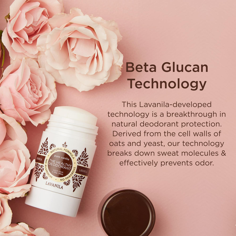 Lavanila formula with beta-glucan technology and plant-based ingredients.