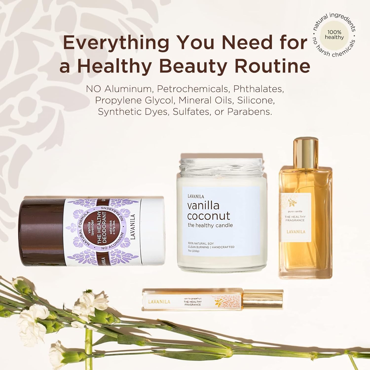 Lavanila brand story image featuring Danielle, founder of clean fragrances